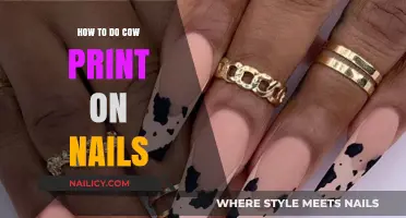 Mastering Moo-velous Manicures: Easy Cow Print Nail Art Tutorial