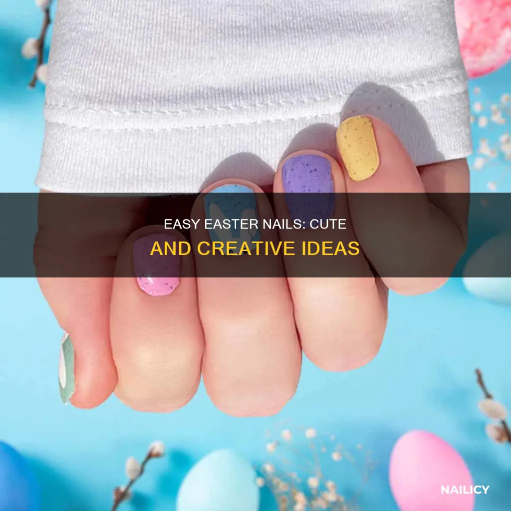 how to do cute easter nails