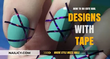 Trendy Tape Nail Art: Easy DIY Designs