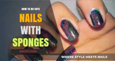Sponge Nail Art: Cute, Easy DIY Designs