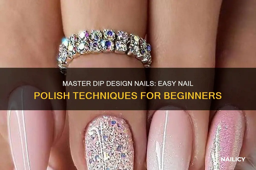 how to do dip design with nail polish