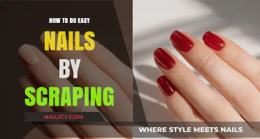 Simple Scraping Technique for Quick and Easy Nail Art Designs