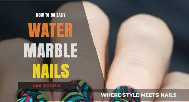 Simple Water Marble Nails: Effortless DIY Design Guide