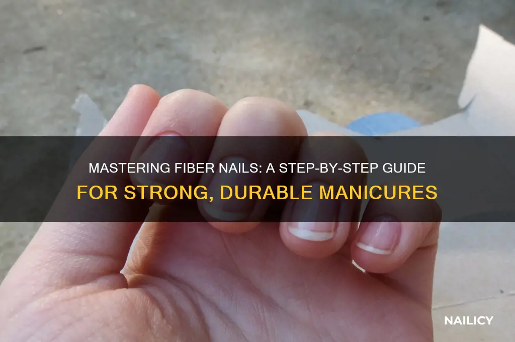 how to do fiber nails