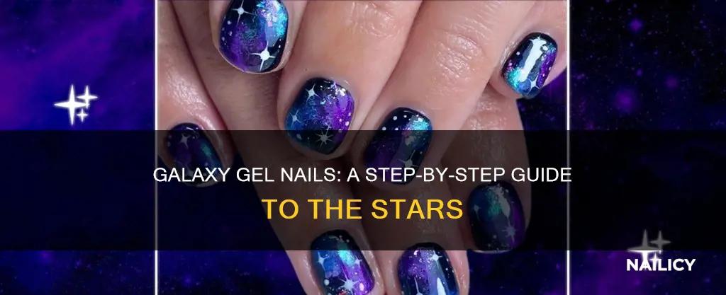 how to do galaxy gel nails