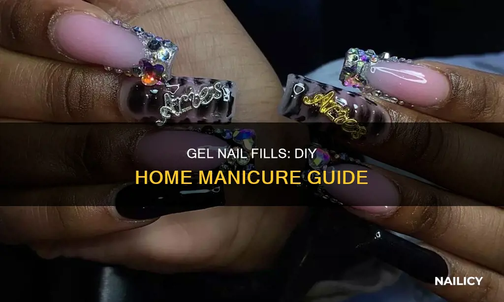 how to do gel nail fills at home