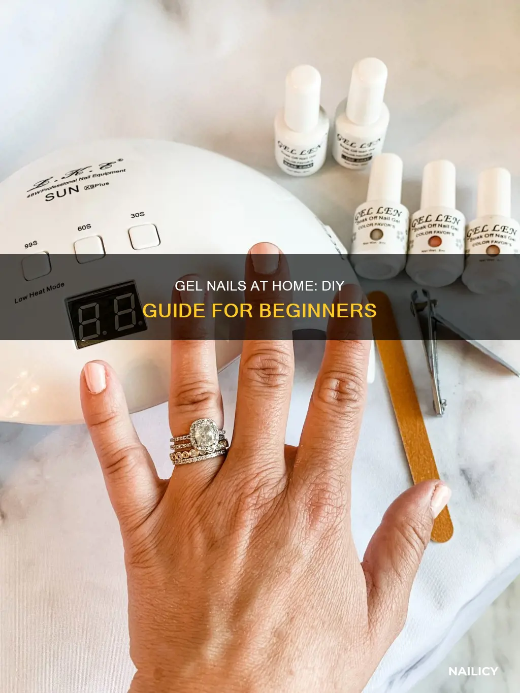how to do gel nails on your own nails