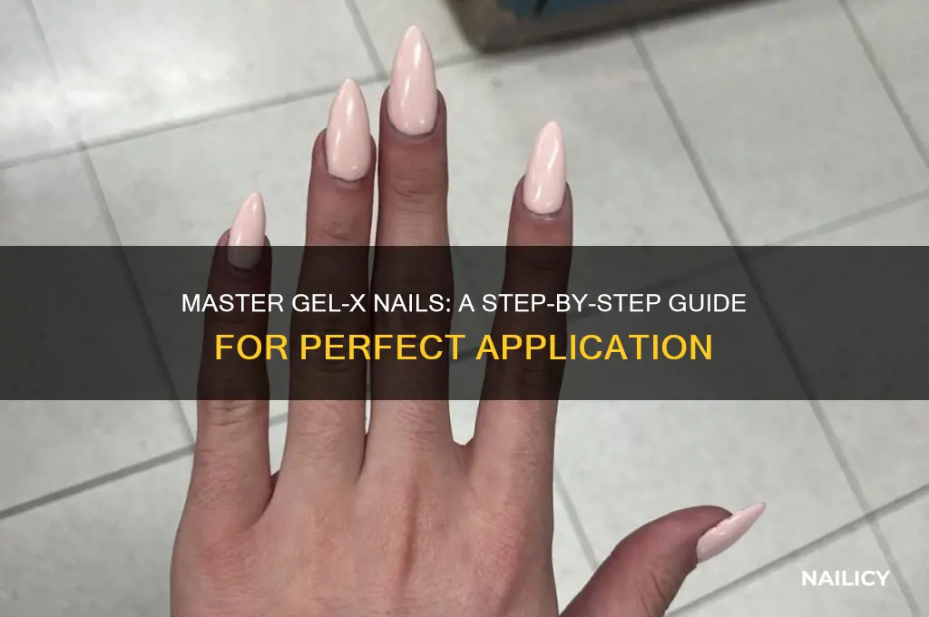 how to do gelx nails