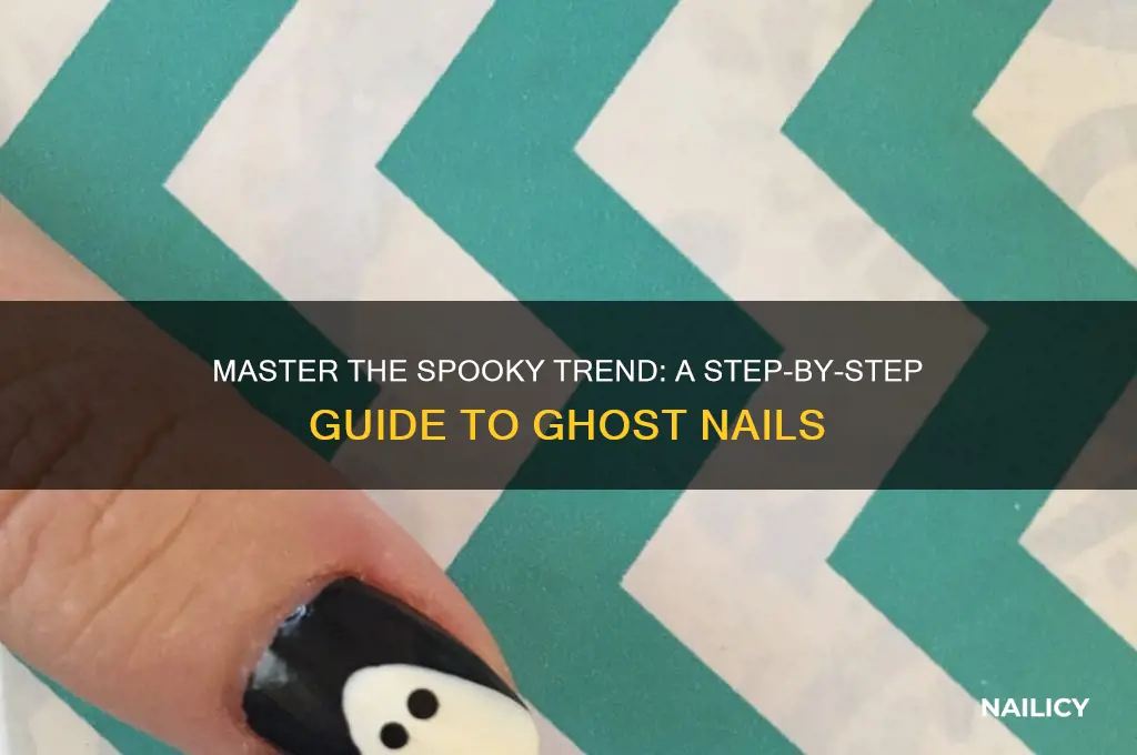 how to do ghost nails