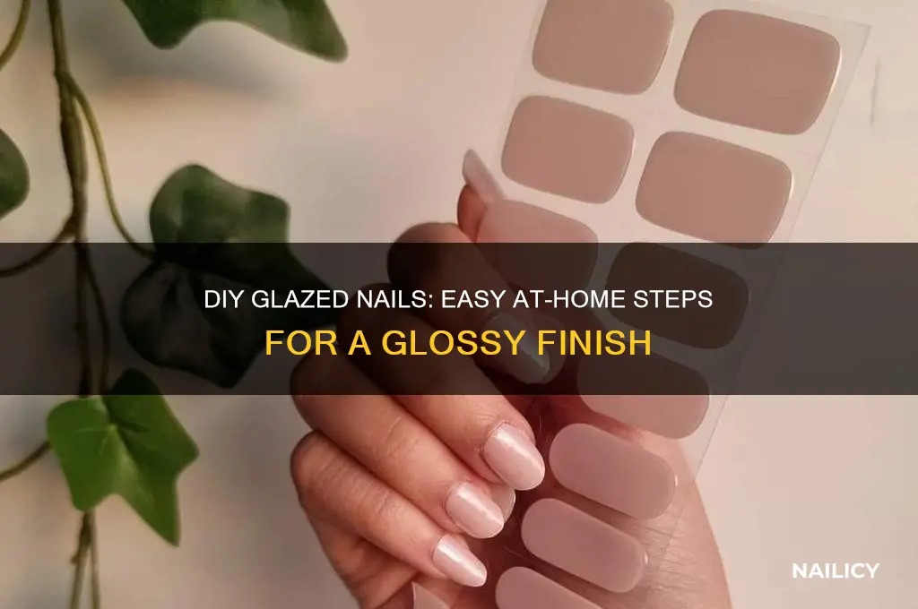 how to do glazed nails at home