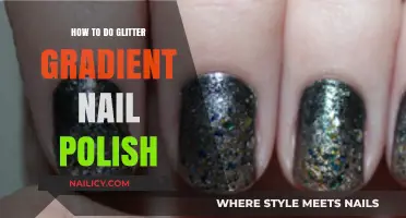 Sparkling Tips: Mastering the Perfect Glitter Gradient Nail Polish Look