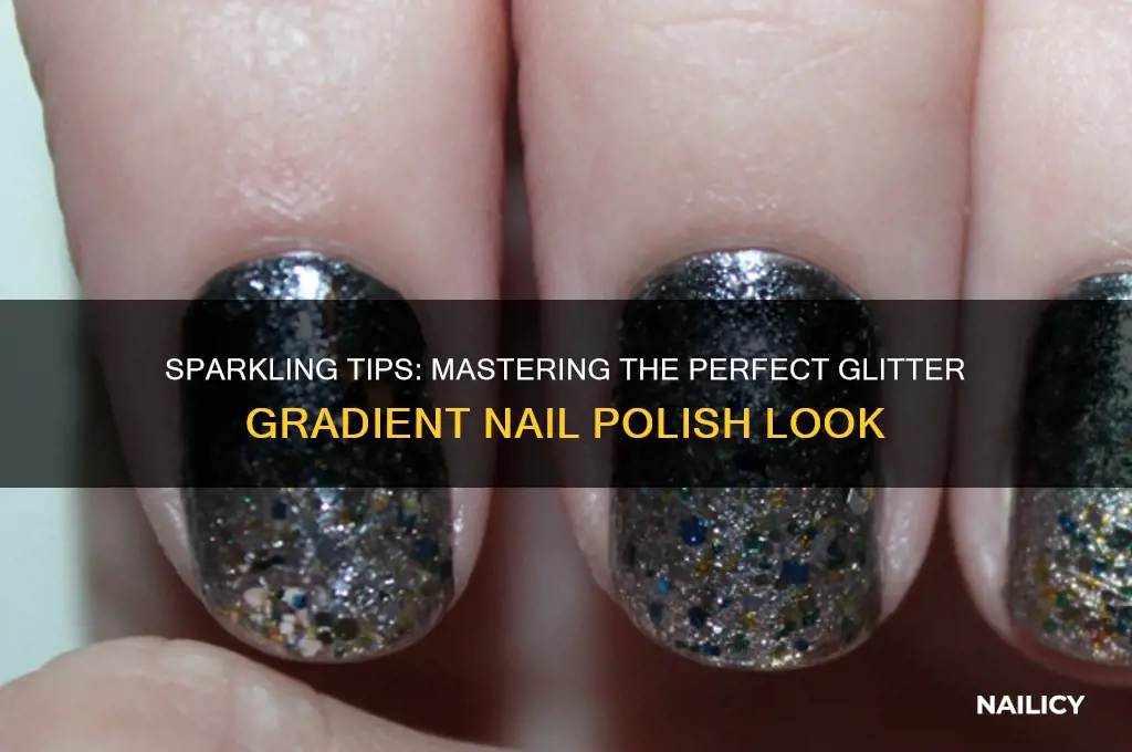 how to do glitter gradient nail polish