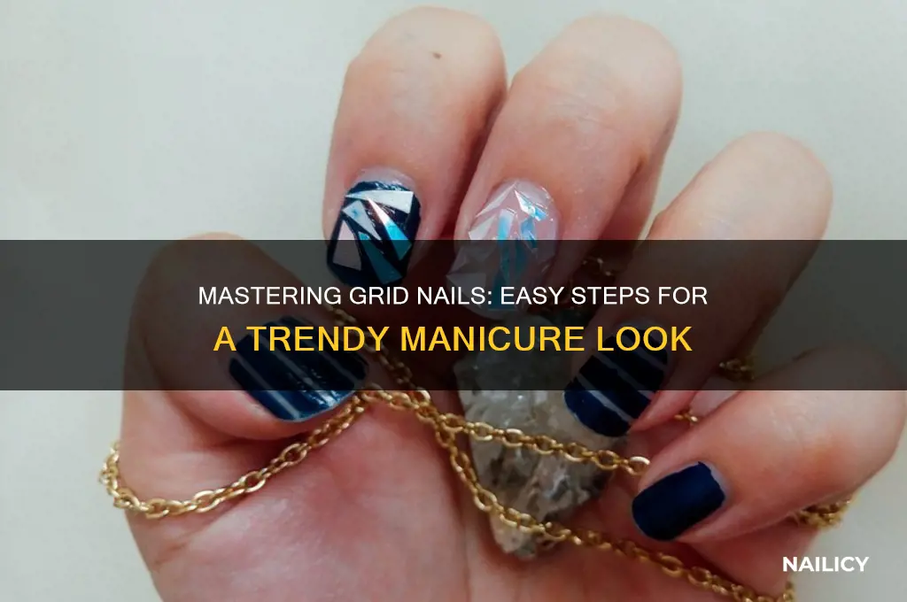 how to do grid nails