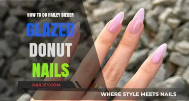 Achieve Hailey Bieber's Glazed Donut Nails: Easy DIY Tutorial