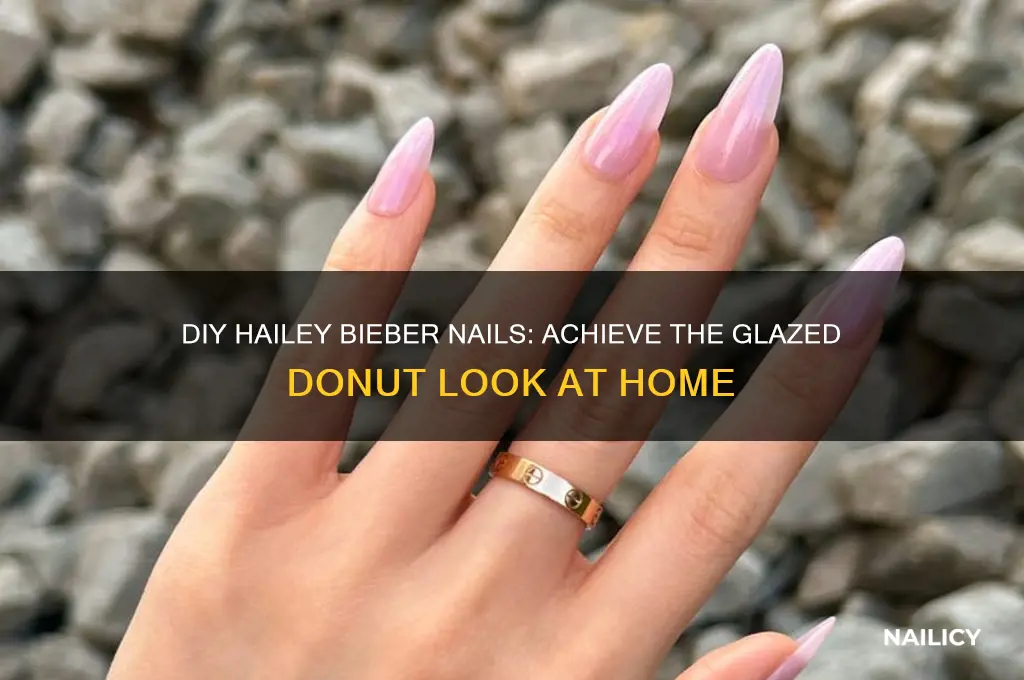 how to do hailey bieber nails at home