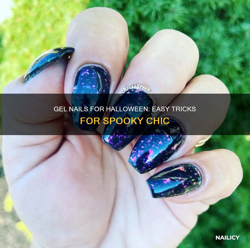 how to do halloween gel nails