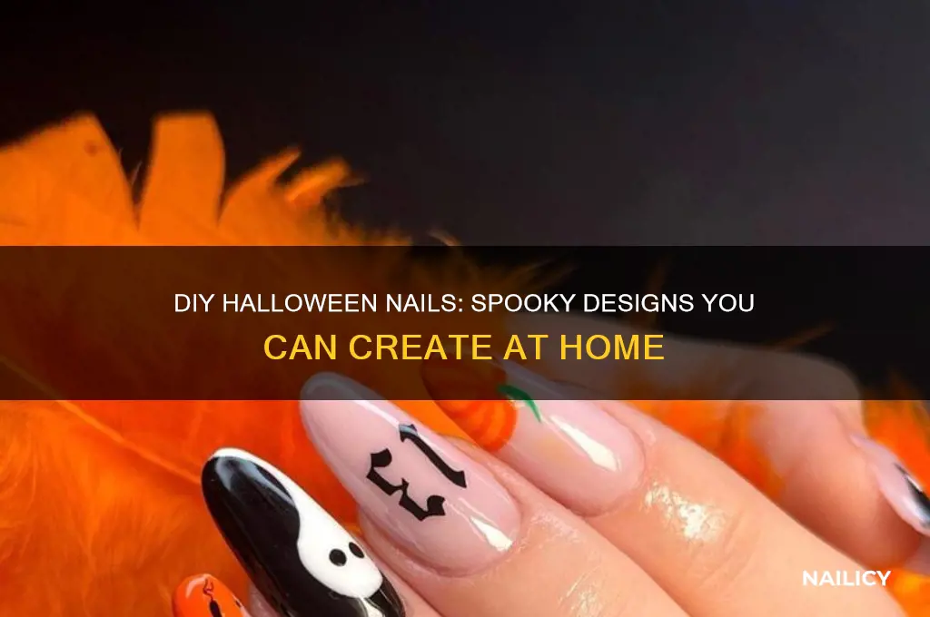 how to do halloween nails by yourself