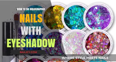 Create Stunning Holographic Nails Using Eyeshadow: Easy DIY Guide