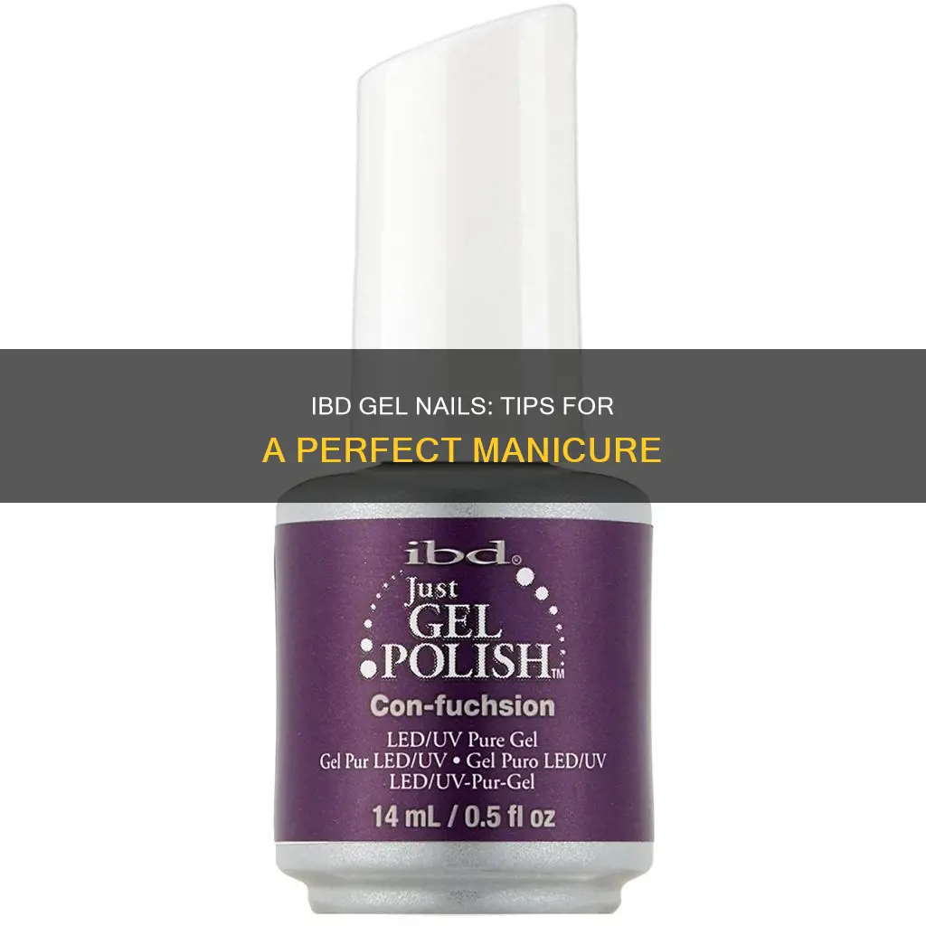 how to do ibd gel nails with tips