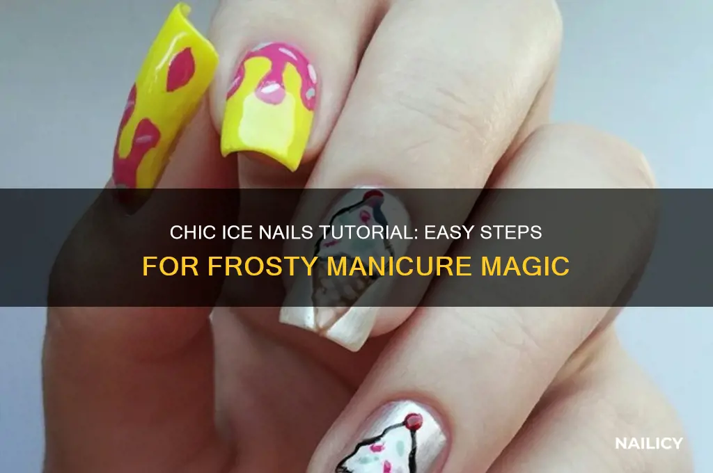 how to do ice nails