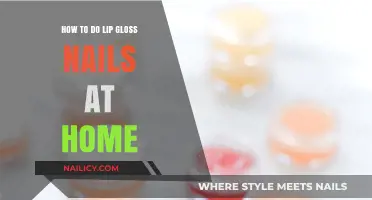 DIY Lip Gloss Nails: Easy Steps for a Shiny Manicure at Home