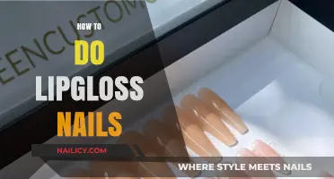 Shiny Lipgloss Nails: Easy Steps for a Glossy Manicure Look