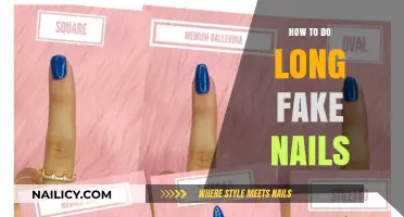 Creating Long Fake Nails: A Step-by-Step Guide