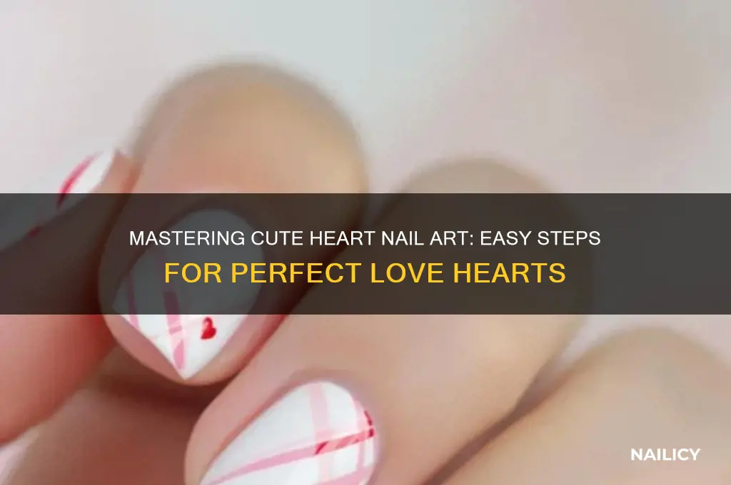how to do love hearts on nails