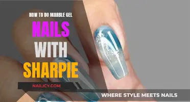 Create Marble Gel Nails Using a Sharpie Marker