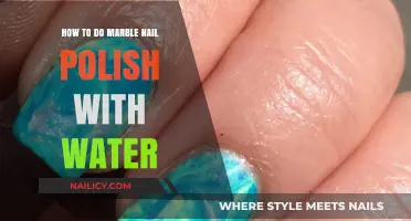 Create Stunning Marble Nail Art Using Water: A Simple DIY Guide
