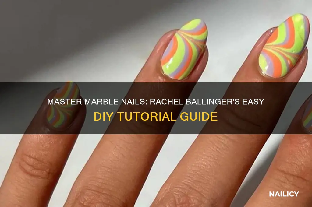 how to do marble nails rachel ballinger