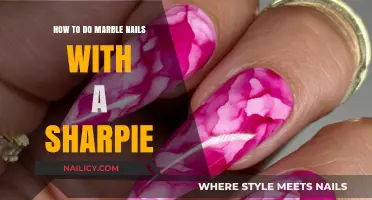 DIY Marble Nails: Easy Sharpie Technique for Stunning Manicures