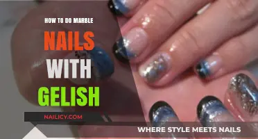 Mastering Marble Nails: A Step-by-Step Guide Using Gelish Polish