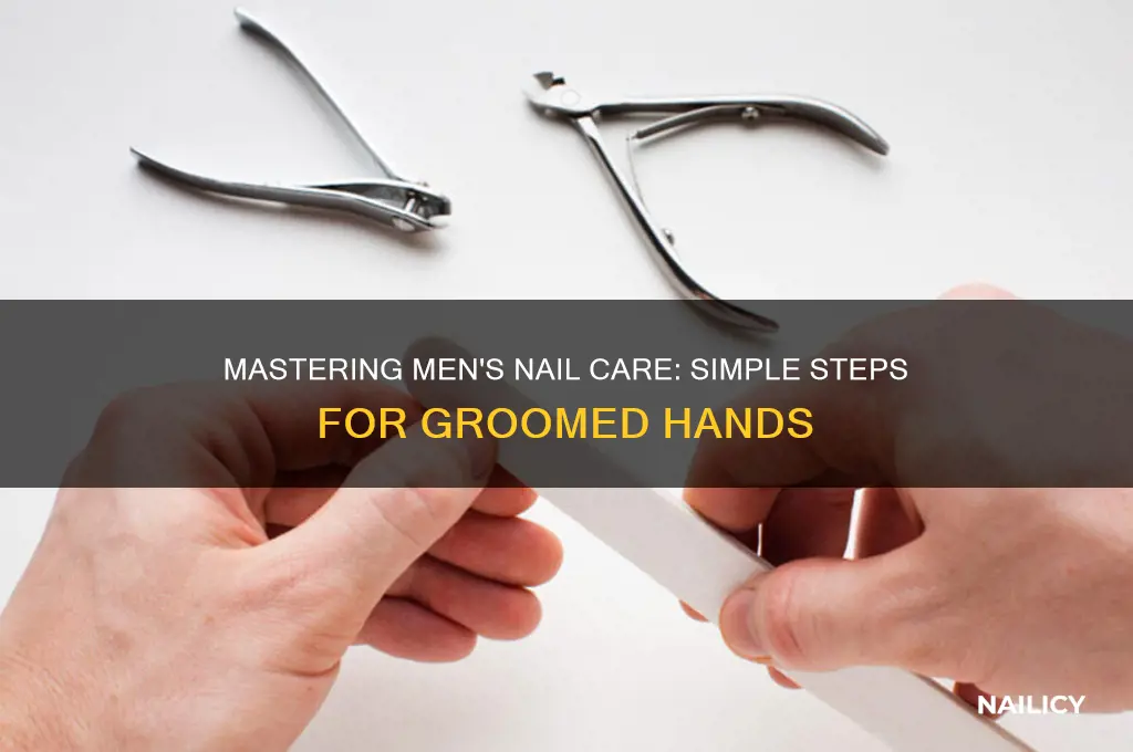 how to do mens nails