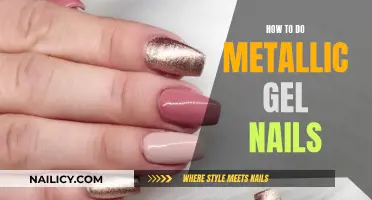 Gel Nails: Achieving a Metallic Look at Home