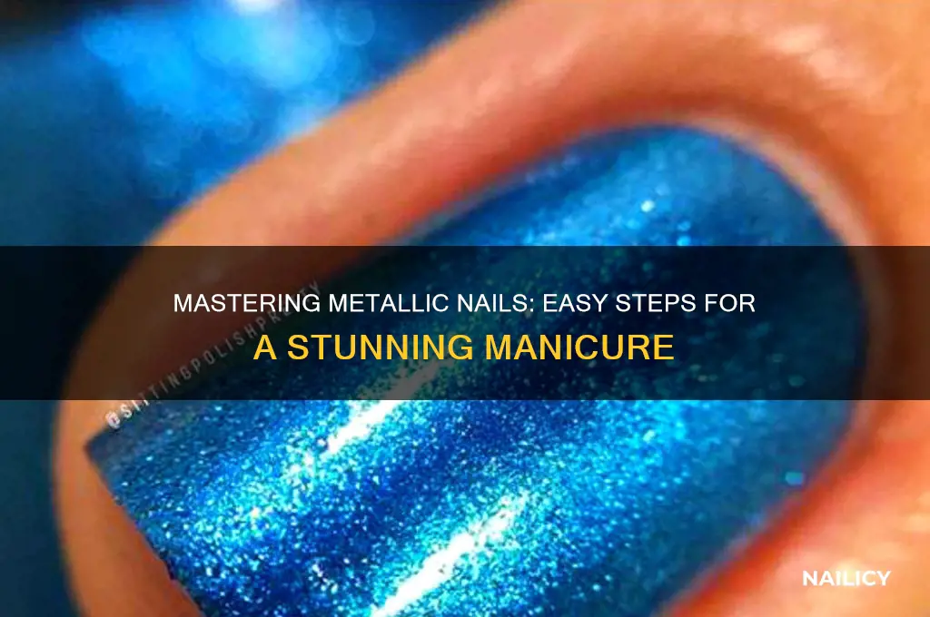 how to do metallic nail polish