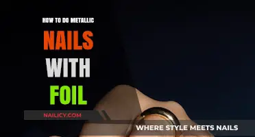 Glam Up Your Manicure: Mastering Metallic Foil Nail Art