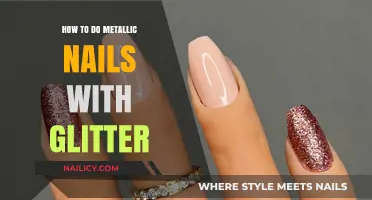 Glamourous Metallic Nails: Easy Glitter Manicure Tutorial for Shiny Fingers