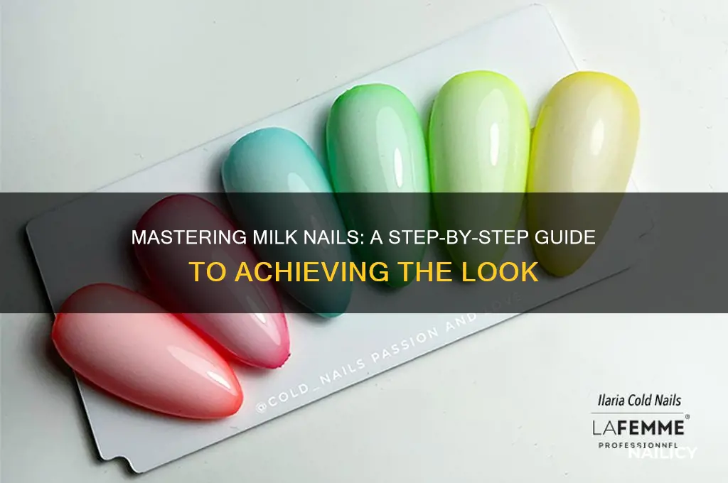 how to do milk nails