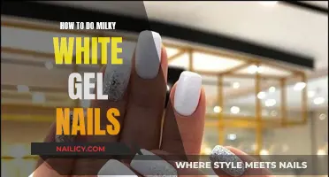 Gel Nails: Achieving a Milky White Look