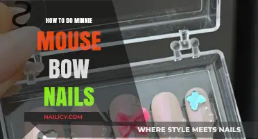 Create Adorable Minnie Mouse Bow Nails: Easy DIY Tutorial