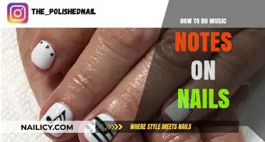 Creative Nail Art Tutorial: Painting Perfect Music Notes on Nails