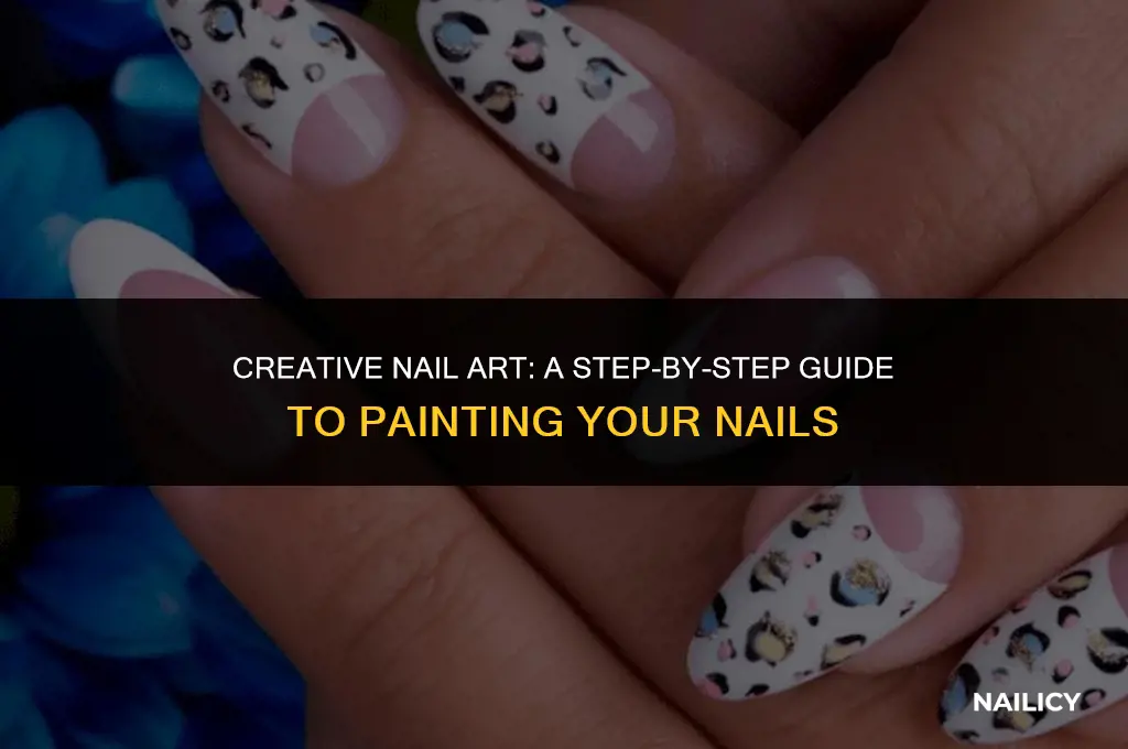 how to do nail art using paint