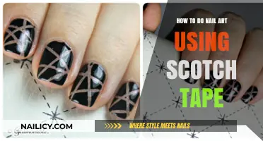 Creative Nail Art Designs with Scotch Tape: A Step-by-Step Guide