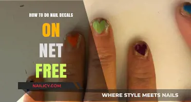 DIY Nail Decals: Easy Net-Free Application Guide for Beginners