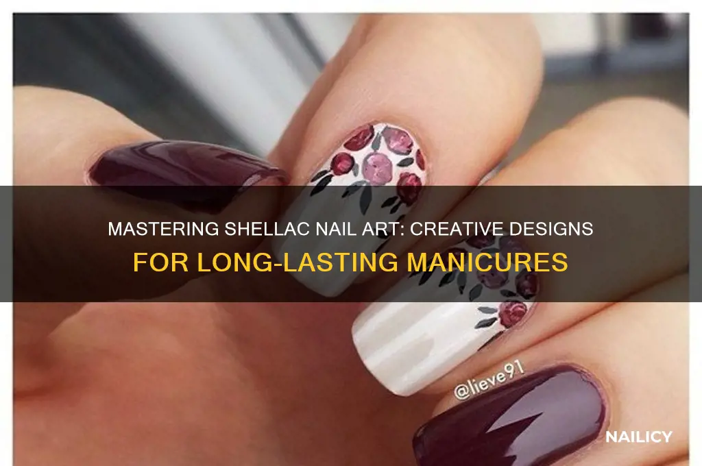 how to do nail designs with shellac