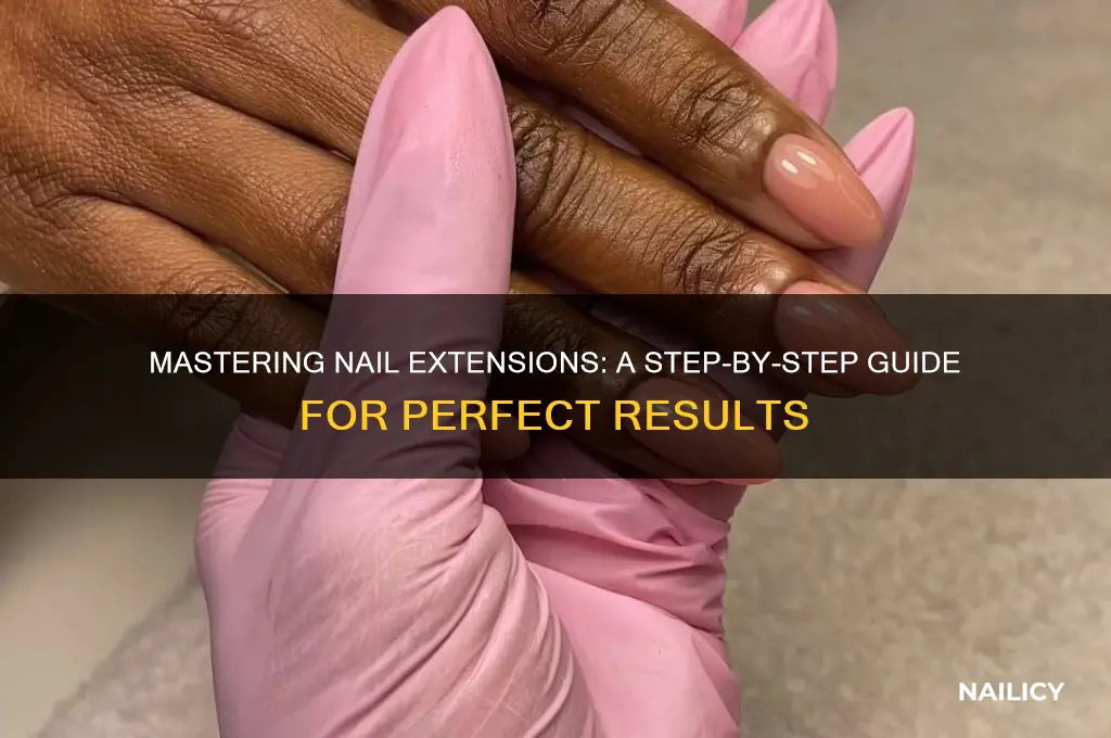 how to do nail extension
