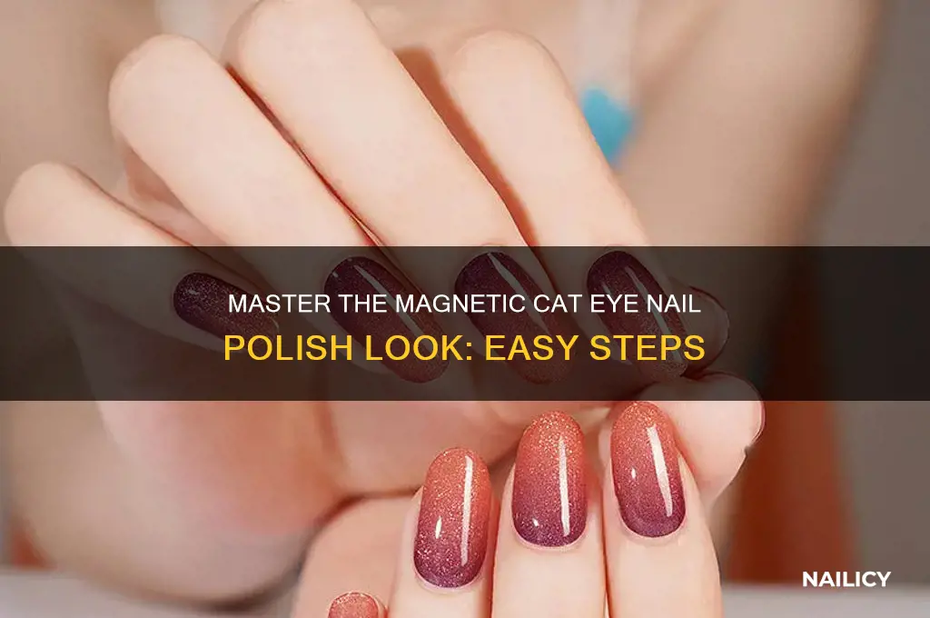 how to do nail polish cat eye