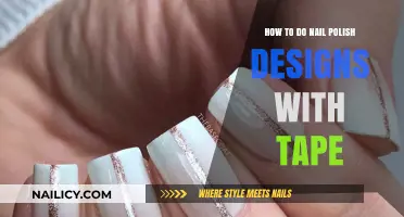Creative Tape Techniques for Easy DIY Nail Polish Designs