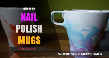 DIY Nail Polish Mugs: Easy Steps to Create Marbled Designs